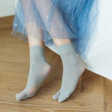 Charger l'image dans la galerie, 5 Paires de chaussettes tabi en coton brodé - Kimono Japonais