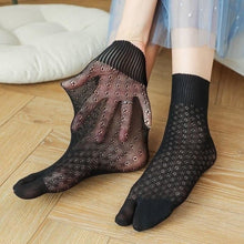 Charger l'image dans la galerie, 5 Paires de chaussettes tabi en coton brodé - Kimono Japonais