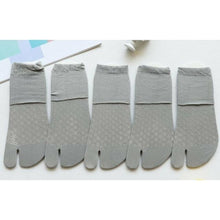 Charger l'image dans la galerie, 5 Paires de chaussettes tabi en coton brodé - Kimono Japonais