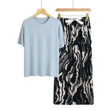 Charger l'image dans la galerie, Pyjama Femme Japonais Loungewear – Ensemble Modal Imprimé | Taille Unique