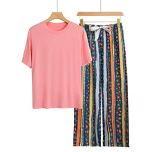 Charger l'image dans la galerie, Pyjama Femme Japonais Loungewear – Ensemble Modal Imprimé | Taille Unique