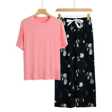 Charger l'image dans la galerie, Pyjama Femme Japonais Loungewear – Ensemble Modal Imprimé | Taille Unique