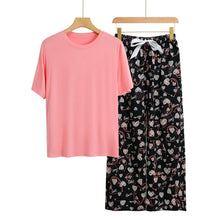 Charger l'image dans la galerie, Pyjama Femme Japonais Loungewear – Ensemble Modal Imprimé | Taille Unique