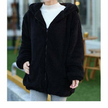 Charger l'image dans la galerie, Blouson à capuche Kawaii ours fluffy - Kimono Japonais