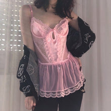 Charger l'image dans la galerie, BODY KAWAII SEXY EN SATIN ET DENTELLE - Kimono Japonais