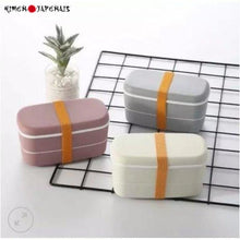 Charger l'image dans la galerie, Boîte à bento 2 couches micro-ondable - Kimono Japonais