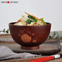 Charger l'image dans la galerie, Bol Poke Japonais en bois Totoro - Kimono Japonais