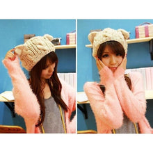 Charger l'image dans la galerie, Bonnet Kawaii Japonais à oreilles de chat - Kimono Japonais