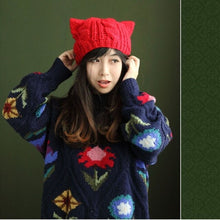 Charger l'image dans la galerie, Bonnet Kawaii Japonais à oreilles de chat - Kimono Japonais