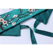 Charger l'image dans la galerie, Ceinture Obi `Ichiha` Obi Femmes Kimonojaponais Verte 65-70cm