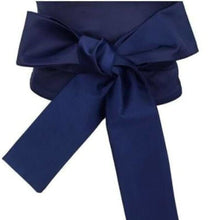 Charger l'image dans la galerie, Ceinture Obi ´Kazu´ Obi Femmes Kimonojaponais Marine 270 cm