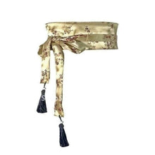 Charger l'image dans la galerie, Ceinture Obi ''Kimia'' en satin, élégante et adaptée aux robes, alliant art japonais et qualité premium.