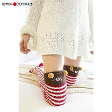 Charger l'image dans la galerie, Chaussettes Japonaises hautes ours Kawaii - Kimono Japonais