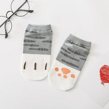 Charger l'image dans la galerie, Chaussettes Japonaises Kawaii - Griffes de chat - Kimono Japonais