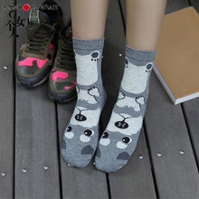 Charger l'image dans la galerie, Chaussettes Japonaises Kawaii imprimées chien - Kimono Japonais
