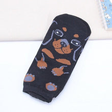 Charger l'image dans la galerie, Chaussettes Japonaises Kawaii imprimées chien - Kimono Japonais