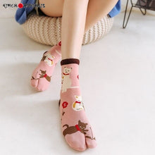 Charger l'image dans la galerie, Chaussettes tabi kawaii-Lot de cinq paires - Kimono Japonais