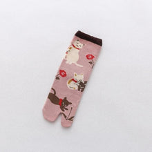 Charger l'image dans la galerie, Chaussettes tabi kawaii-Lot de cinq paires - Kimono Japonais