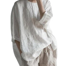 Charger l'image dans la galerie, Chemise Femme Zenaltitude Kimonos Cardigan Street Mixte Kimonojaponais Blanc 5XL