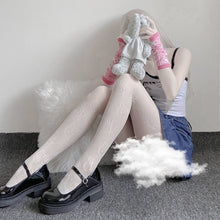 Charger l'image dans la galerie, COLLANTS KAWAII RÉSILLES CHATON - Kimono Japonais