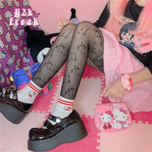 Charger l'image dans la galerie, COLLANTS KAWAII RÉSILLES CHATON - Kimono Japonais