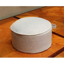 Charger l'image dans la galerie, Coussin de sol japonais en lin naturel - Kimono Japonais