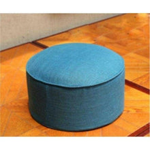 Charger l'image dans la galerie, Coussin de sol japonais en lin naturel - Kimono Japonais