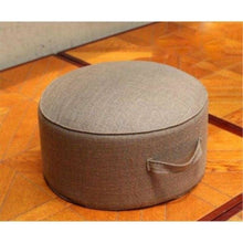 Charger l'image dans la galerie, Coussin de sol japonais en lin naturel - Kimono Japonais