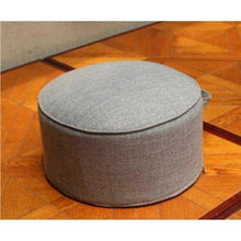 Charger l'image dans la galerie, Coussin de sol japonais en lin naturel - Kimono Japonais