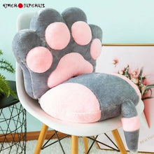 Charger l'image dans la galerie, Coussin Kawaii Patte de chat - Kimono Japonais
