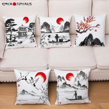 Charger l'image dans la galerie, Coussins Shizen - Kimono Japonais