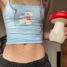 Charger l'image dans la galerie, DÉBARDEUR KAWAII VINTAGE AGNEAU - Kimono Japonais