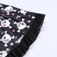 Charger l'image dans la galerie, Ensemble Kawaii gothique Tête de mort - Kimono Japonais