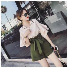 Charger l'image dans la galerie, Ensemble Kawaii Short et chemise Femme - Kimono Japonais