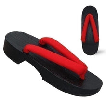 Charger l'image dans la galerie, Geta Kikuyo Geta Femme Kimonojaponais Rouge 44