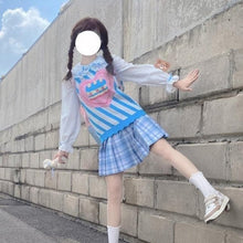 Charger l'image dans la galerie, GILET KAWAII EN TRICOT GÂTEAU D'ANNIVERSAIRE - Kimono Japonais