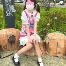 Charger l'image dans la galerie, GILET KAWAII EN TRICOT GÂTEAU D'ANNIVERSAIRE - Kimono Japonais