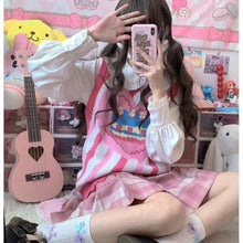 Charger l'image dans la galerie, GILET KAWAII EN TRICOT GÂTEAU D'ANNIVERSAIRE - Kimono Japonais