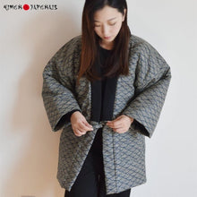 Charger l'image dans la galerie, Hanten Japonais Seigaiha - Kimono Japonais