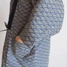 Charger l'image dans la galerie, Hanten Japonais Seigaiha - Kimono Japonais