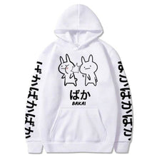 Charger l'image dans la galerie, Hoodie Baka Pull Hoodies Mangas Kimono Japonais White XXXL