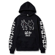 Charger l'image dans la galerie, Hoodie Baka Pull Hoodies Mangas Kimono Japonais black XXXL