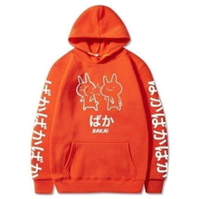 Charger l'image dans la galerie, Hoodie Baka Pull Hoodies Mangas Kimono Japonais Orange XXL