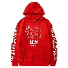 Charger l'image dans la galerie, Hoodie Baka Pull Hoodies Mangas Kimono Japonais Red XXL