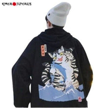 Charger l'image dans la galerie, Hoodie Fishing cat Pull Hoodies Mangas Kimonojaponais