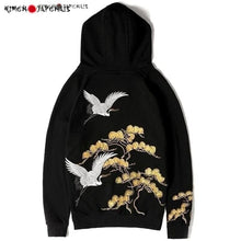 Charger l'image dans la galerie, Hoodie Grue Pull Hoodies Mangas Kimonojaponais