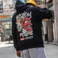 Charger l'image dans la galerie, Hoodie Hannya avec design Oni inspiré des légendes japonaises, parfait pour un style unique et audacieux.
