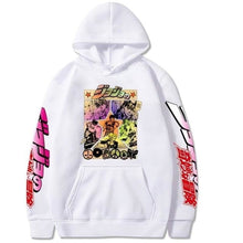 Charger l'image dans la galerie, Hoodie Jojo's Pull Hoodies Mangas Kimono Japonais Blanc S