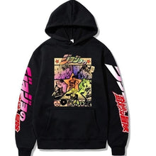 Charger l'image dans la galerie, Hoodie Jojo's Pull Hoodies Mangas Kimono Japonais Noir XS