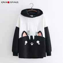 Charger l'image dans la galerie, Hoodie Kawaii CAT - Kimono Japonais